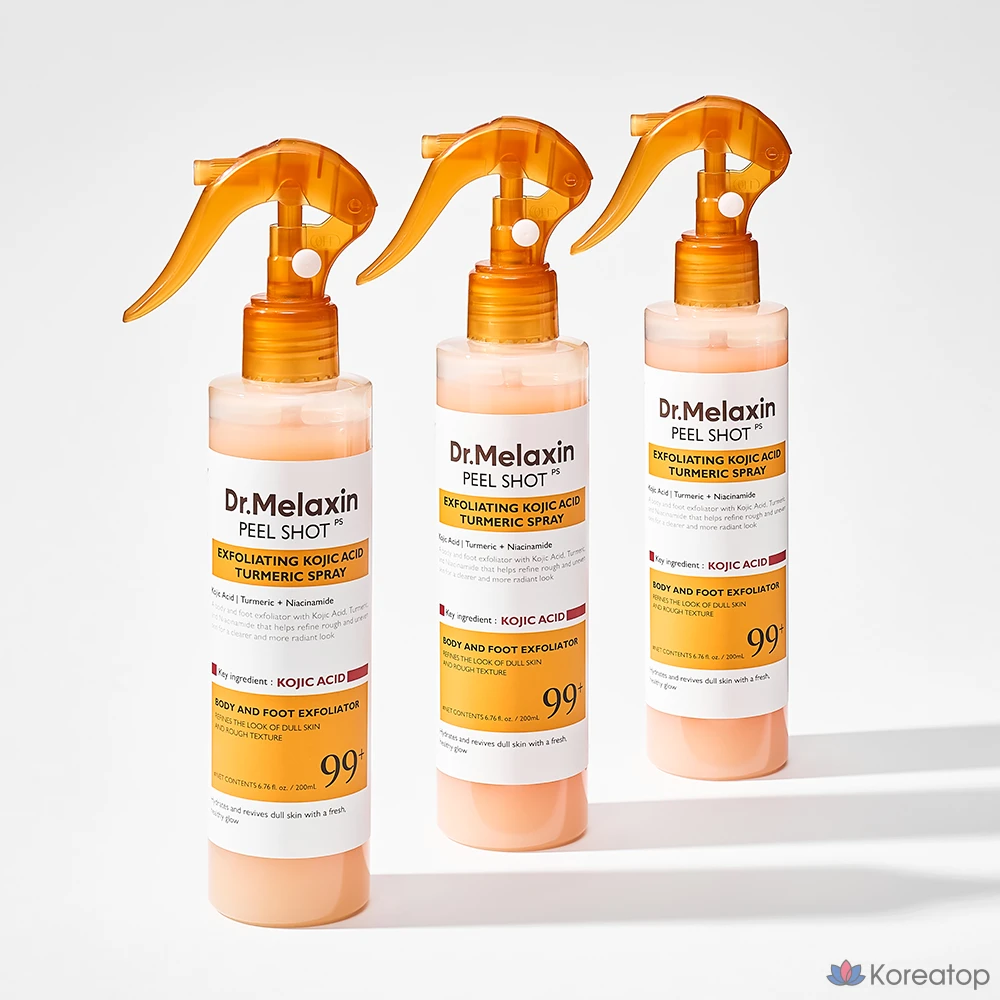 Пилинг Dr. Melaxin Peel Shot Kojic Acid Turmeric Spray, 200 мл, 1 шт.