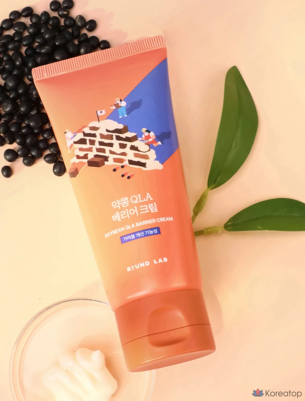 Защитный крем Round Lab Yakkong QLA, 1 шт., 80 мл