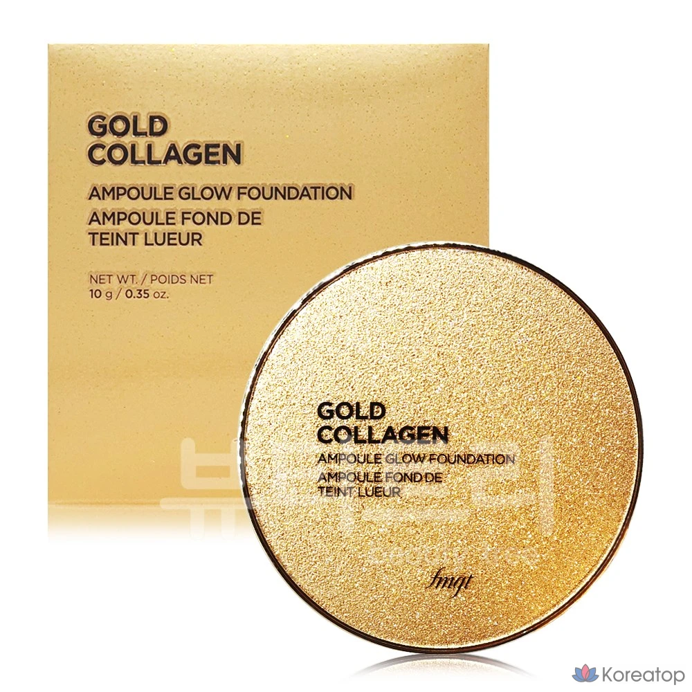 Тональный крем The Face Shop Gold Collagen Ampoule Glow Foundation, № 203, 10 г, 1 шт.