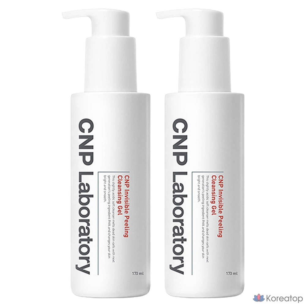 Очищающий пилинг-гель CNP Cha & Park Invisible Peeling Cleansing Gel, 170 мл, 1 упаковка, 2 шт.