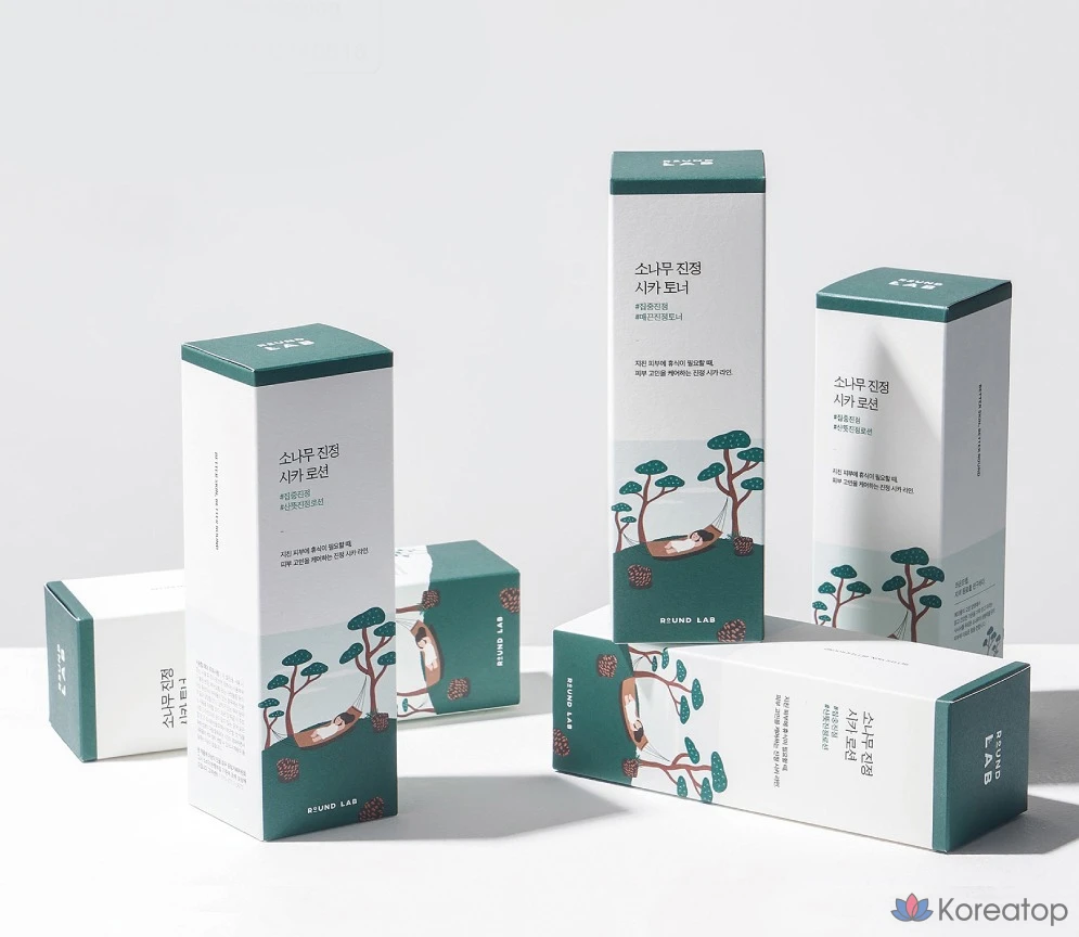 Успокаивающий лосьон Round Lab Pine Calming Cica, 250 мл, 1 шт.