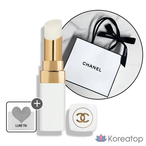 Бальзам для губ Chanel Rouge Nourishing Color Lip Balm Coco Baume, оттенок 912 Dreamy White, 3 г, 1 шт.