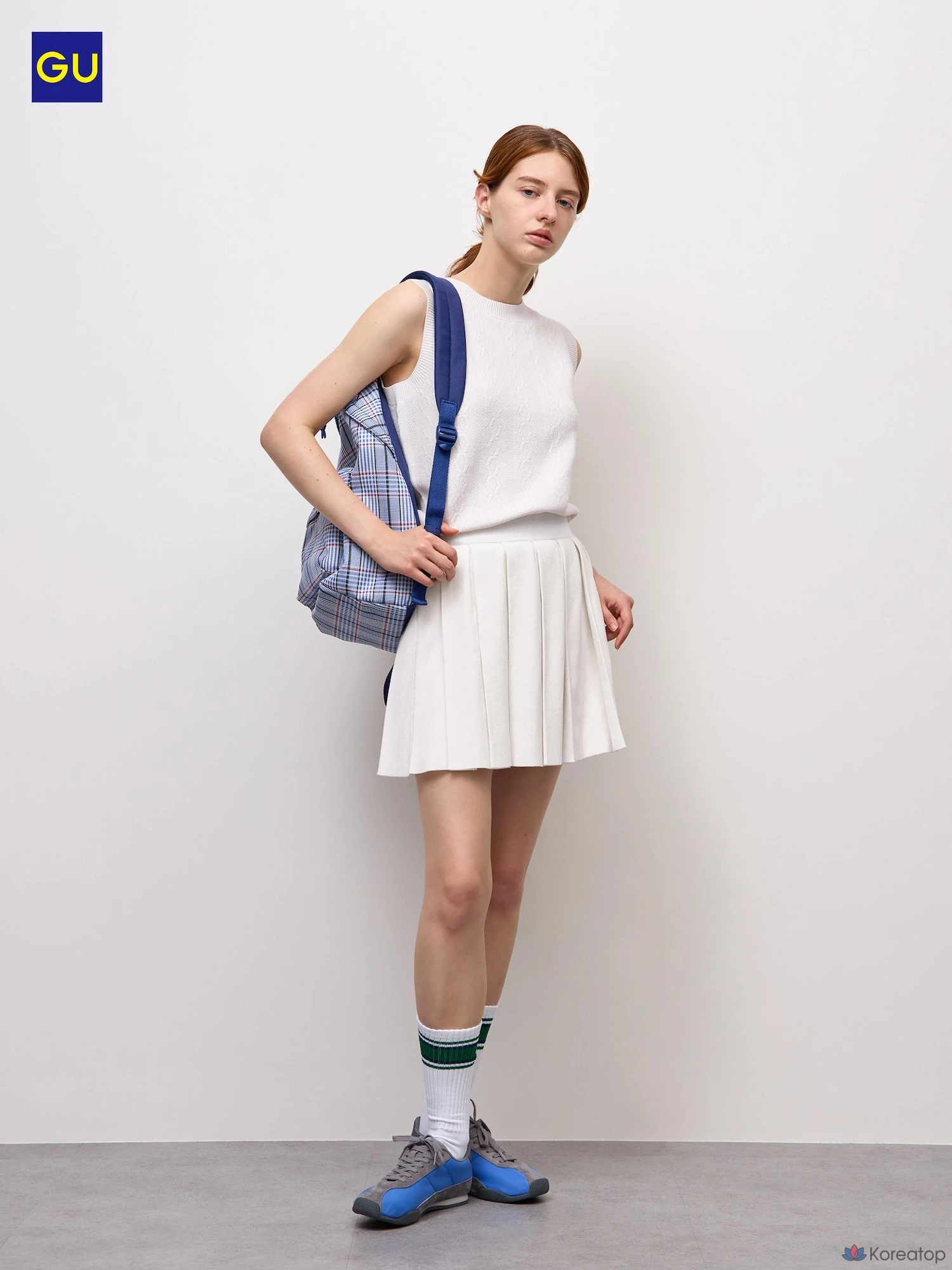 Мини-юбка Uniqlo Knit Pleated
