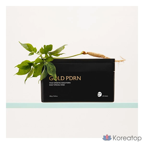 Маска для лица Milk Touch Ginseng Gold PDRN Daily Special Mask 330 г, 1 упаковка
