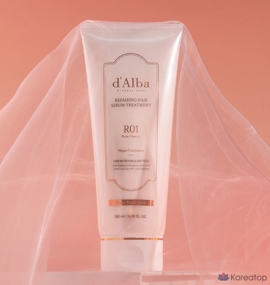 Набор из 3 упаковок: сыворотка для восстановления волос D'alba Professional 180 мл (2 шт.) + очищающая сыворотка 3 мл (3 шт.)., фото 3