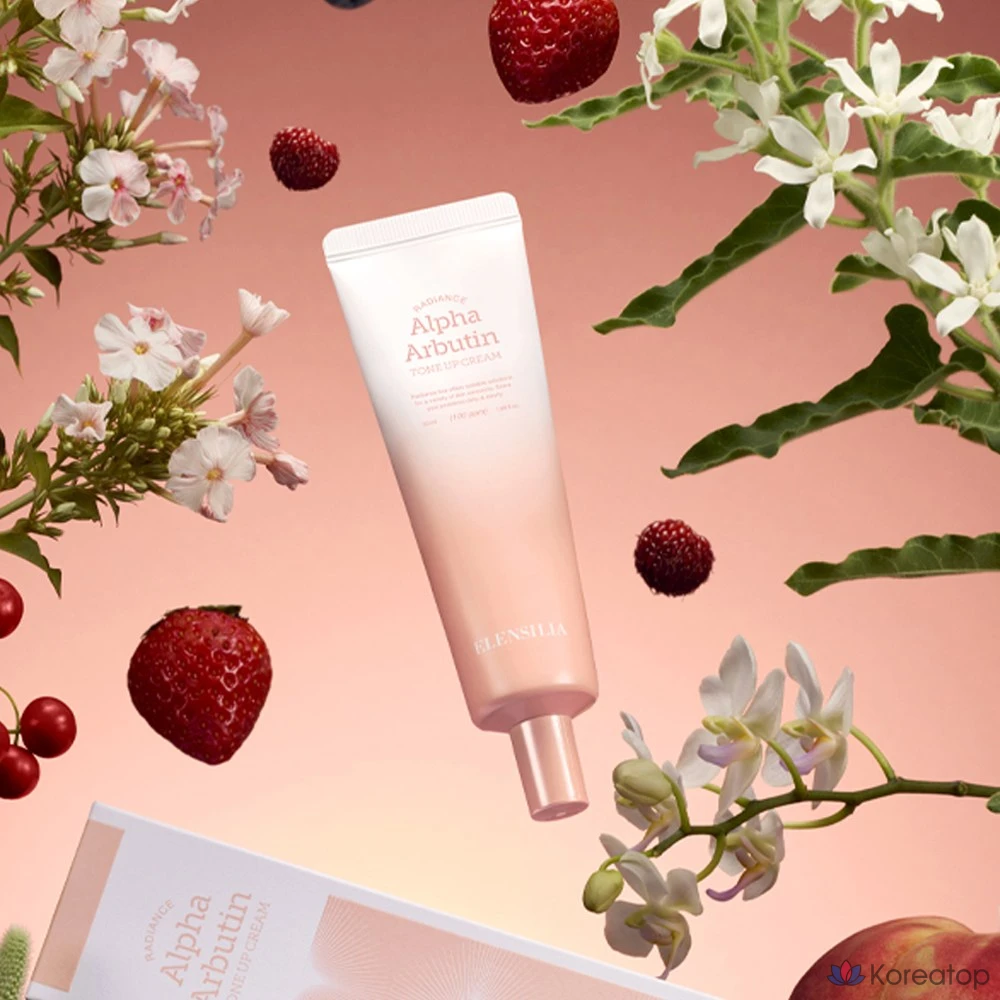 Elensilia Radiance Alpha Arbutin Tone-Up Cream SPF50+ PA++++, 50 мл, 1 шт.