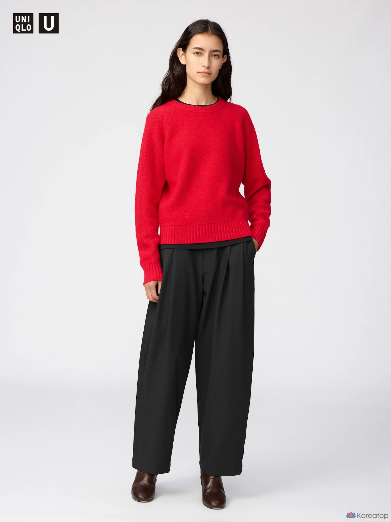 Брюки Uniqlo Tuck Barrel Leg Pants