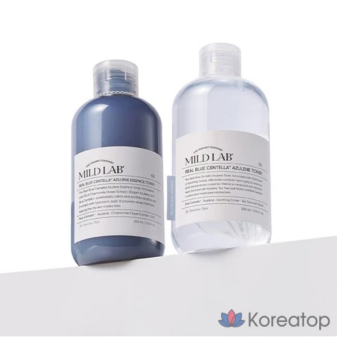 Тонер с центеллой и азуленом Mild Lab Real Blue, 300 мл