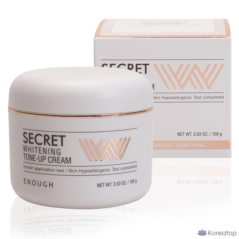 Осветляющий выравнивающий тон кожи крем Enough Secret, 100 г, 1 шт.
