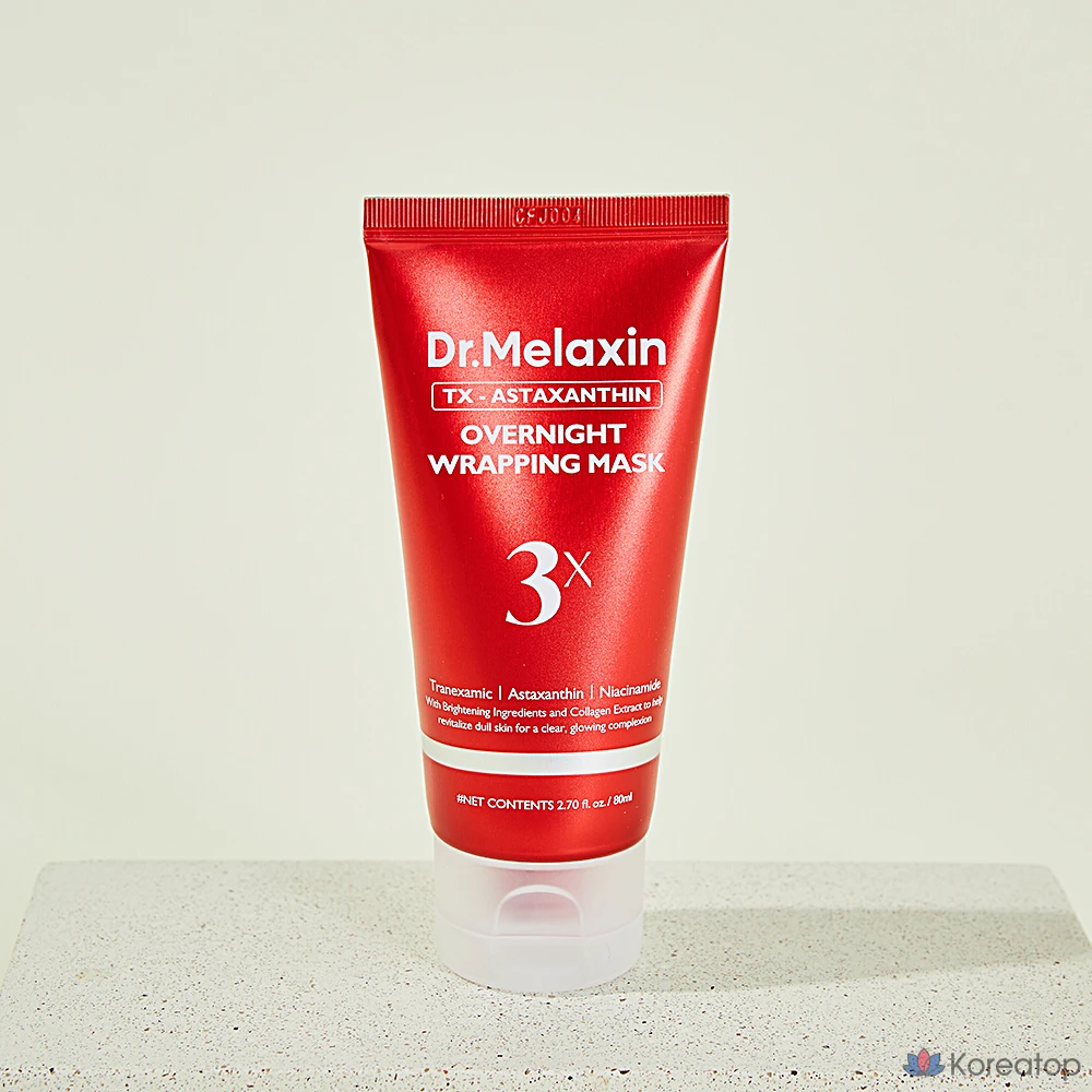 Маска для лица Dr. Melaxin TX Astaxanthin Overnight Wrapping Mask, 80 мл, 5 шт., фото 2
