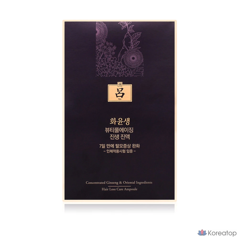 Ампула для ухода за кожей головы и волосами Ryo Hwa Yoon Saeng Beautiful Aging Jin Saeng Jin Aek, 1 шт.