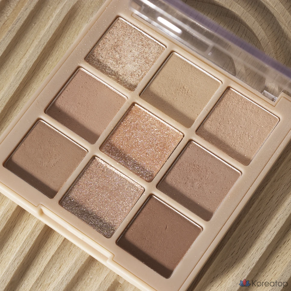 Палитра теней Daisique Sugar Brownie, Rose Petal, Nude Potion, Pastel Dream, Sunset Mulle, Milk Latte, Sunset Mulle, 1 шт.