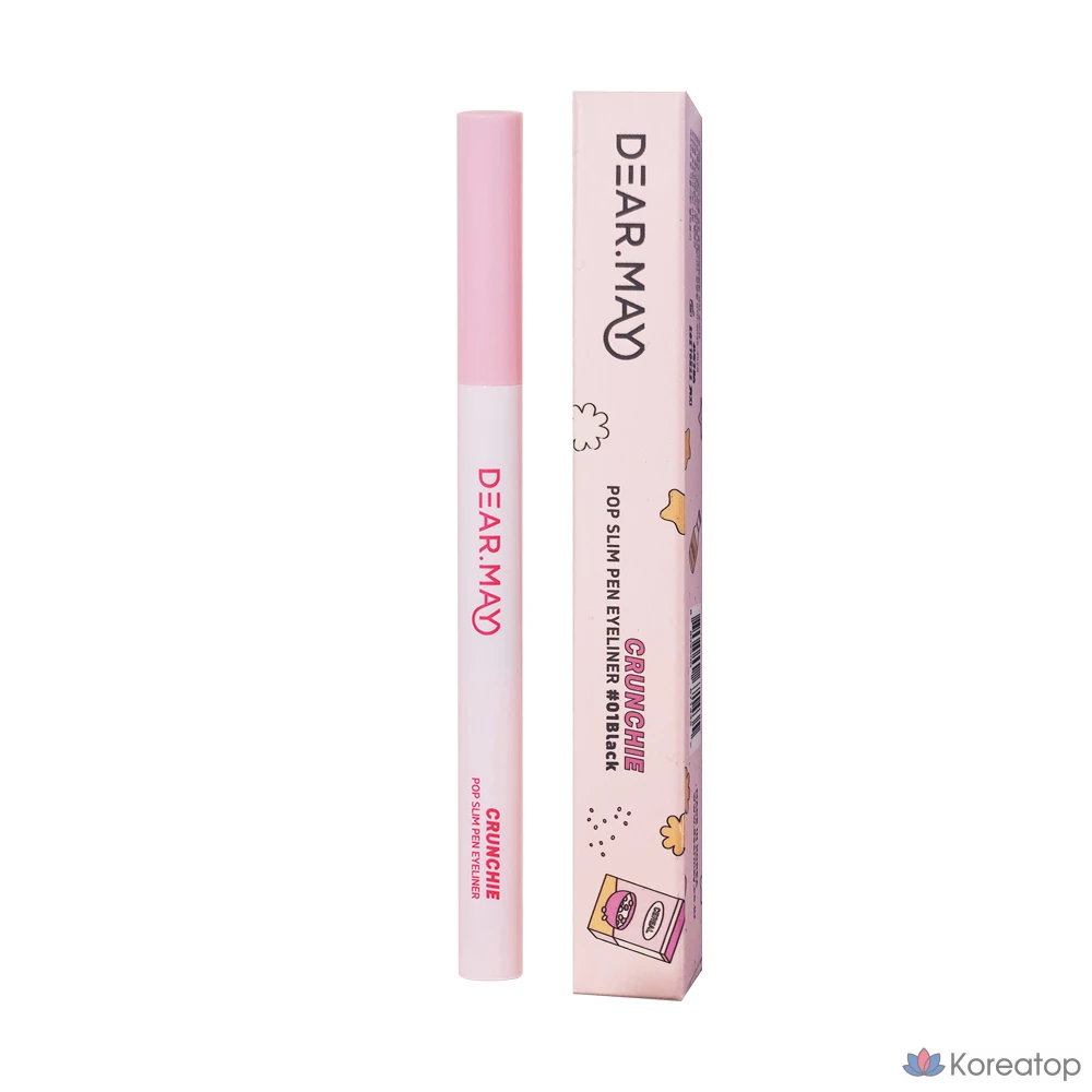 Подводка для глаз DEARMAY Crunch Pop Slim Pen Eyeliner, 0.5g, 1 шт., цвет 02, коричневый.