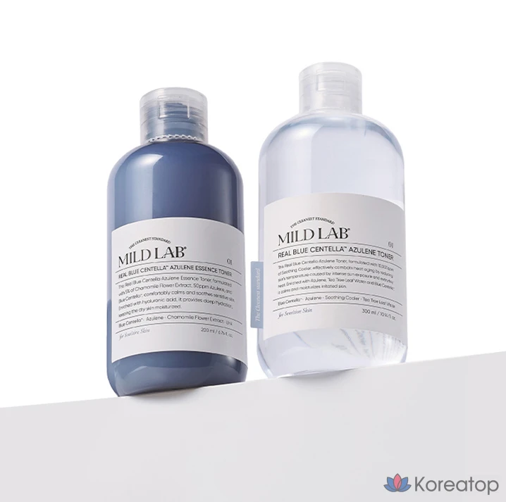 Тоник для лица Mild Lab Real Blue с центеллой и азуленом, 300 мл, 1 шт.