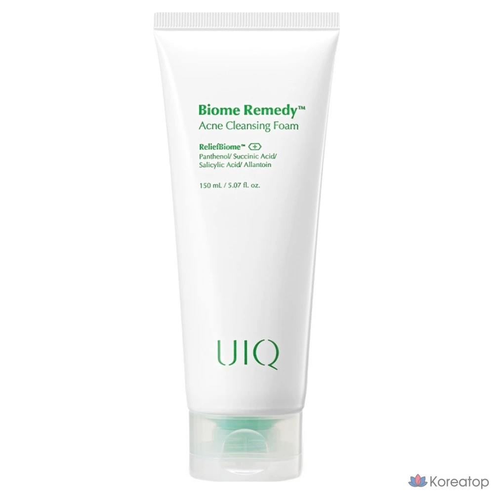 Пенка для умывания UIQ Biome Remedy от прыщей, 150 мл, 1 шт.