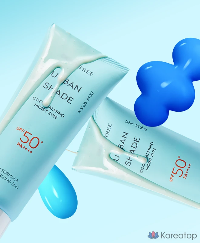 Солнцезащитный крем Dewytree Urban Shade Cool Calming Moisture Sunscreen SPF50+ PA++++, 150 мл, 1 шт., фото 9