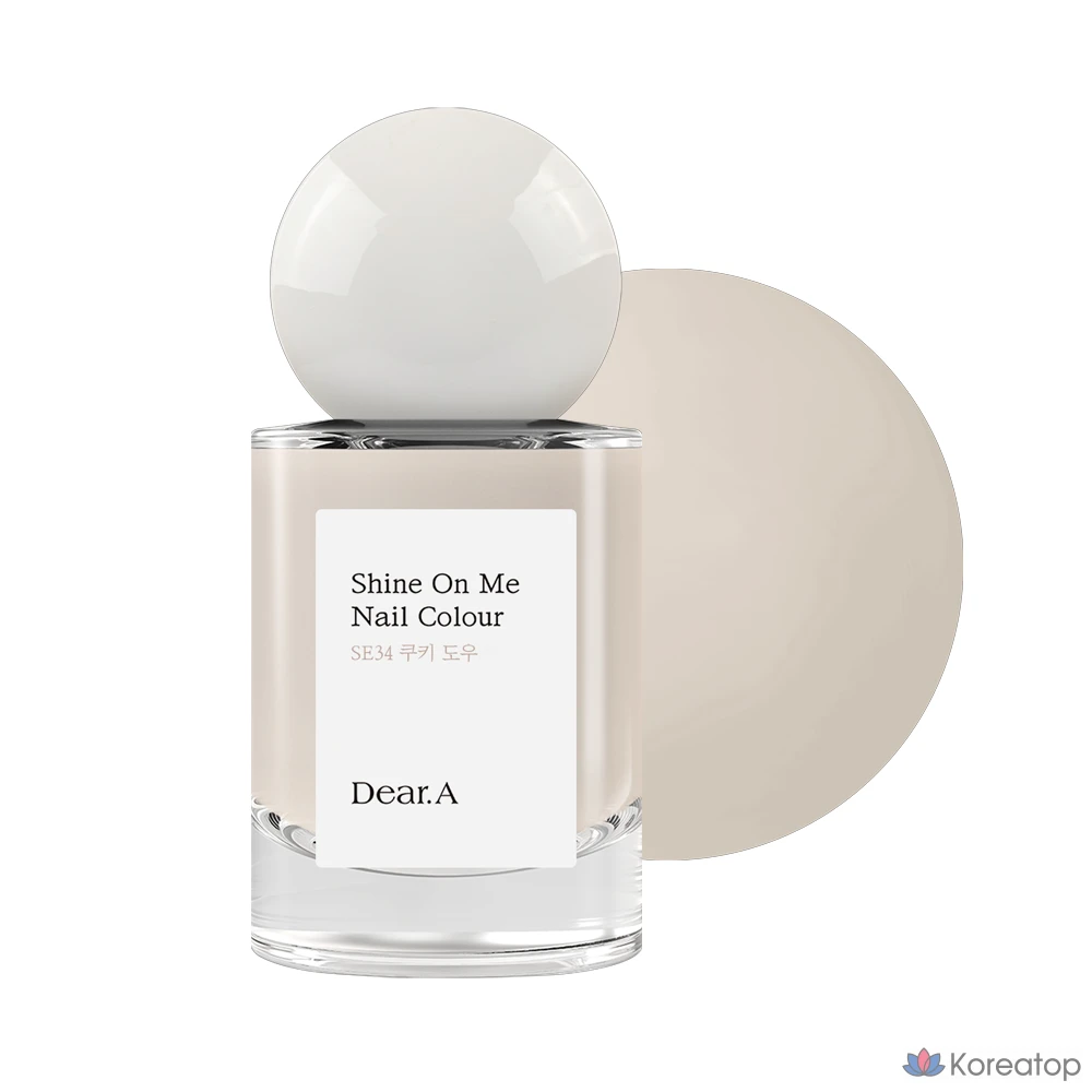 Лак для ногтей Dear.A Shine On Me, SE34 Cookie Dough, 11 мл, 1 шт.