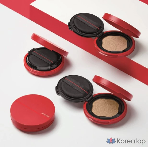Кушон Shiseido Synchro Skin Glow Cushion Compact Case + Refill, оттенок Neutral 2, 13 г, 1 шт., фото 3