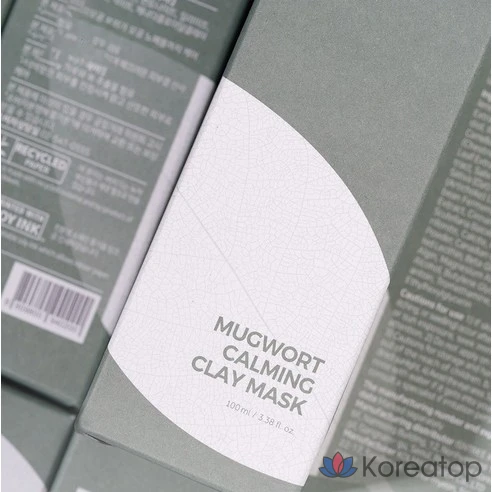 Глиняная маска с экстрактом полыни для проблемной кожи IsNtree Real Mugwort Clay Mask 100 мл