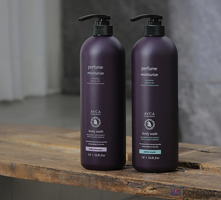 Парфюмированный гель для душа AVCA «Белый мускус», 1 л, 1 шт.