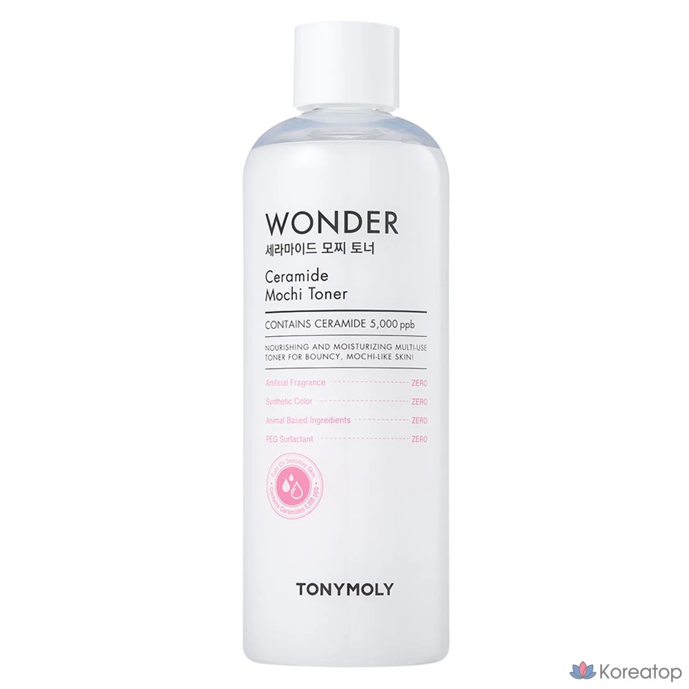 Тоник для лица Tony Moly Wonder Ceramide Mochi, 500 мл, 1 шт.