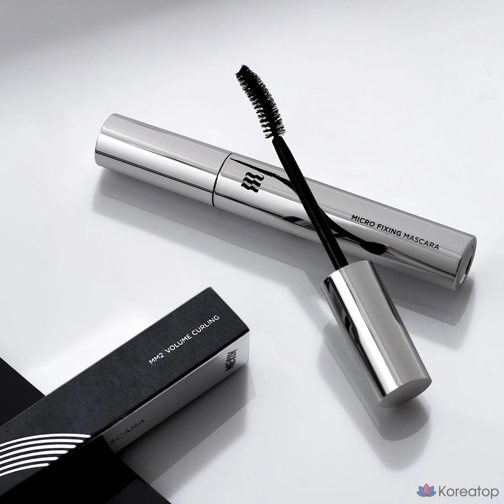 Тушь для ресниц MERZY Micro Fixing Volume Curling Mascara 9 мл, MM2 Black, 1 шт., фото 2