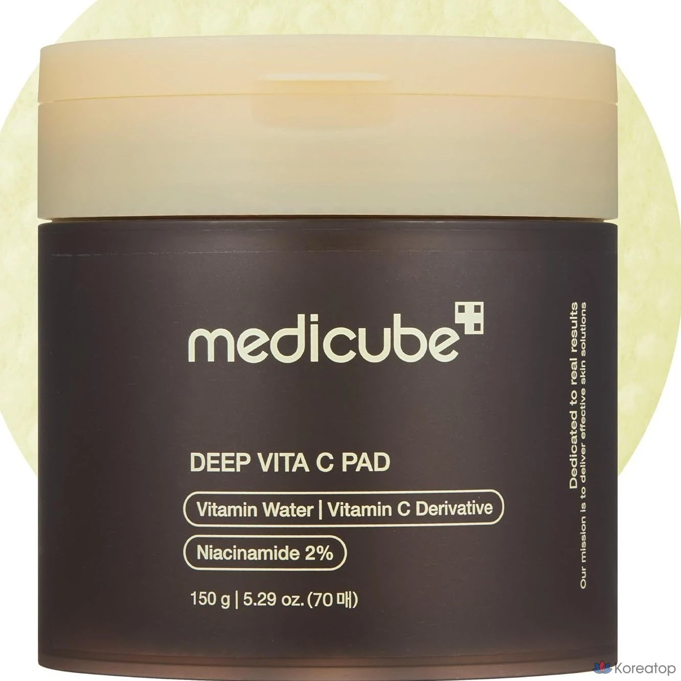 Подушечки для удаления пятен Medicube Deep Vita C Pad / 7-Day Miracle Ampoule Spot Removal Pad, 70 листов, 1 упаковка, фото 2