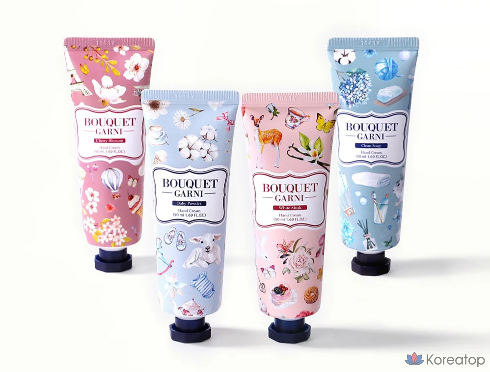Набор для ухода Bouquet garni Hand Cream 4-piece Set, 5 шт., фото 2