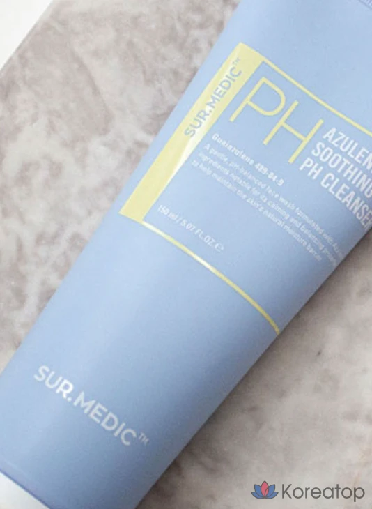 Очищающее средство SUR.MEDIC+ Azulene с мягкой кислотой, 150 мл, 1 шт.