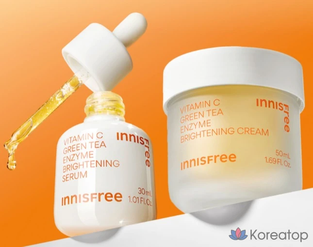 Крем для лица Innisfree Vitamin C Green Tea Enzyme Spot Toner, 50 мл, 1 шт.