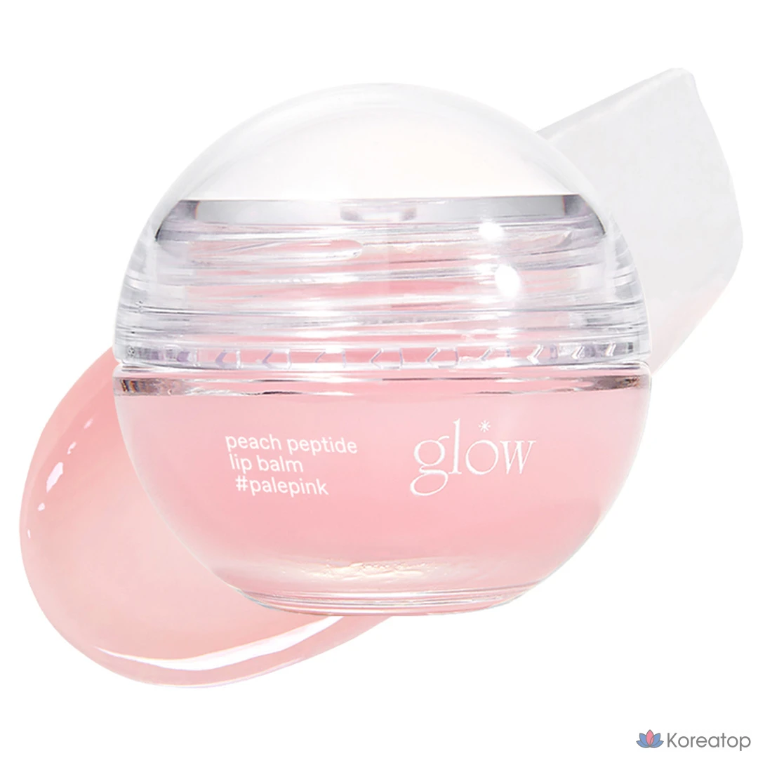 Бальзам для губ Glow Peach Peptide, #PalePink, 8 г, 1 шт.