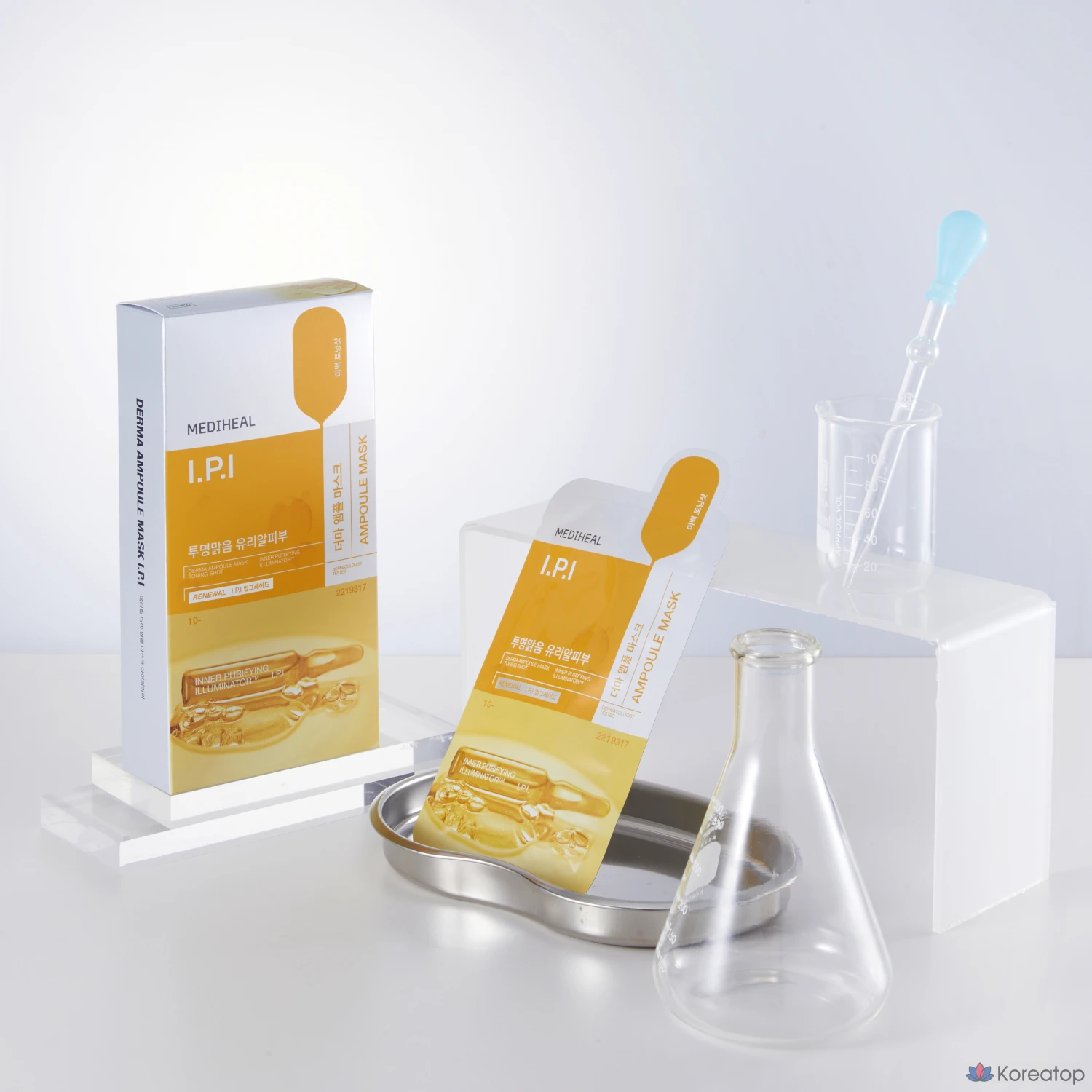Тканевая маска для лица MEDIHEAL Derma Ampoule Mask IPI, 60 шт., фото 4