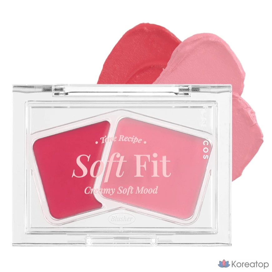 Кремовые румяна Forencos Soft Fitting Cream Blusher, 3 г, 1 шт., цвет персиковый