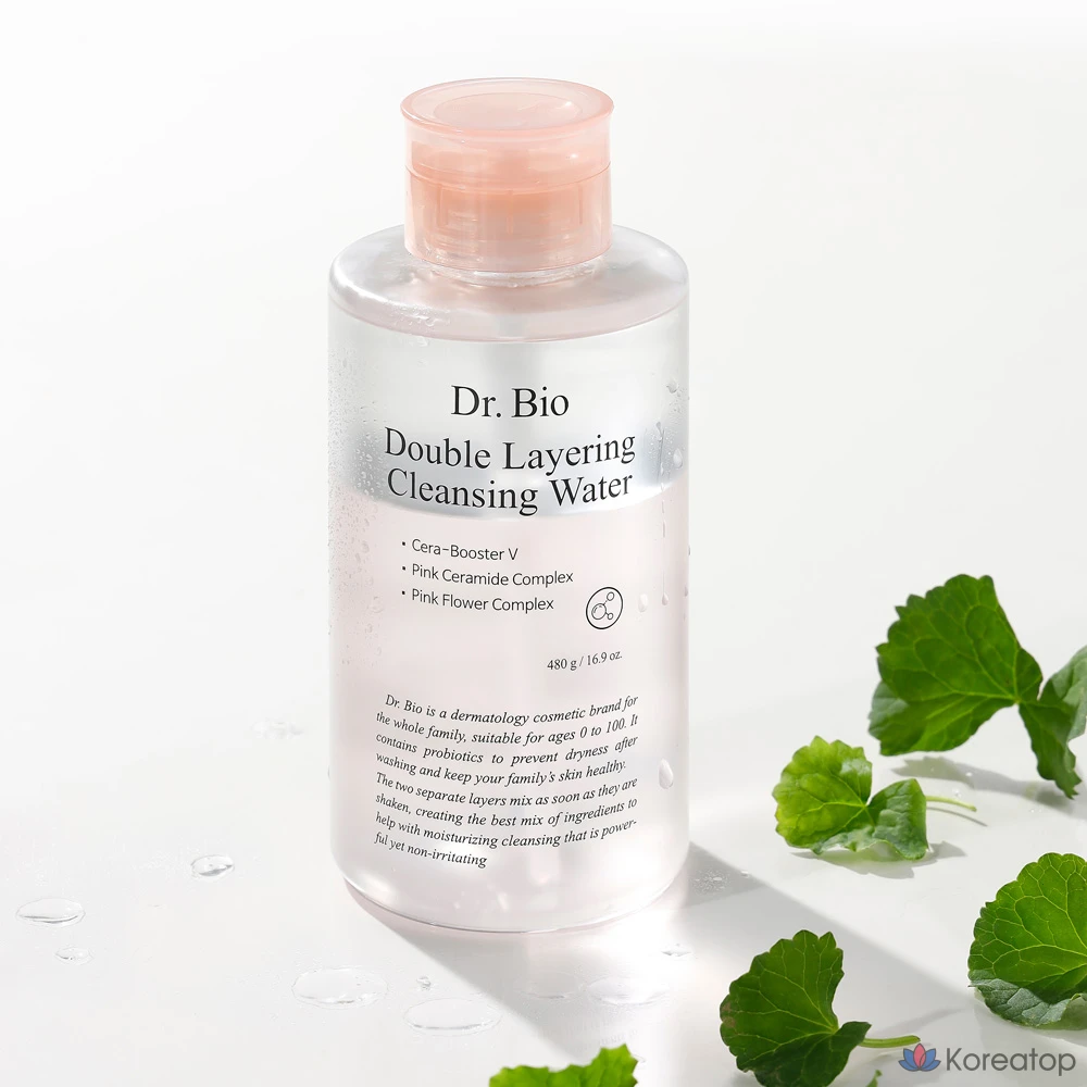 Очищающая вода Dr. Bio Double Layering, 480 г, 1 шт.
