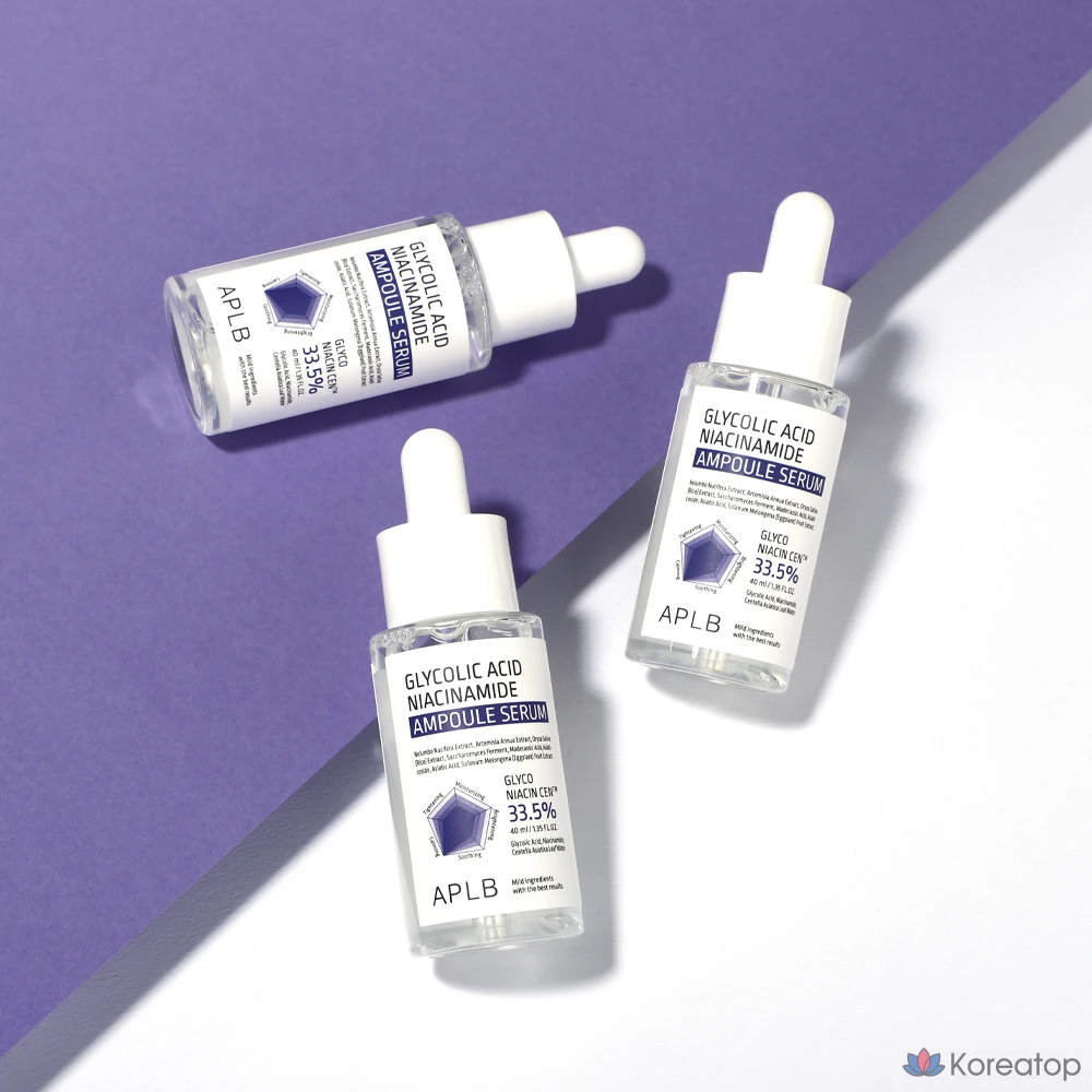 Сыворотка-ампула APLB с гликолевой кислотой и ниацинамидом, 40 мл, 1 шт.