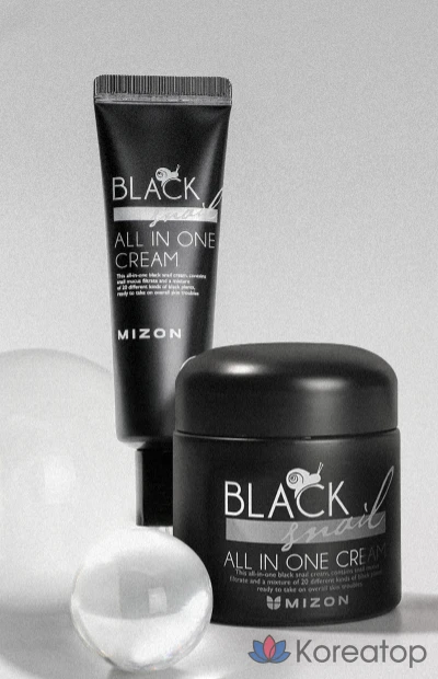 Крем Mizon Black Snail All-in-One, 77 г, 1 шт.