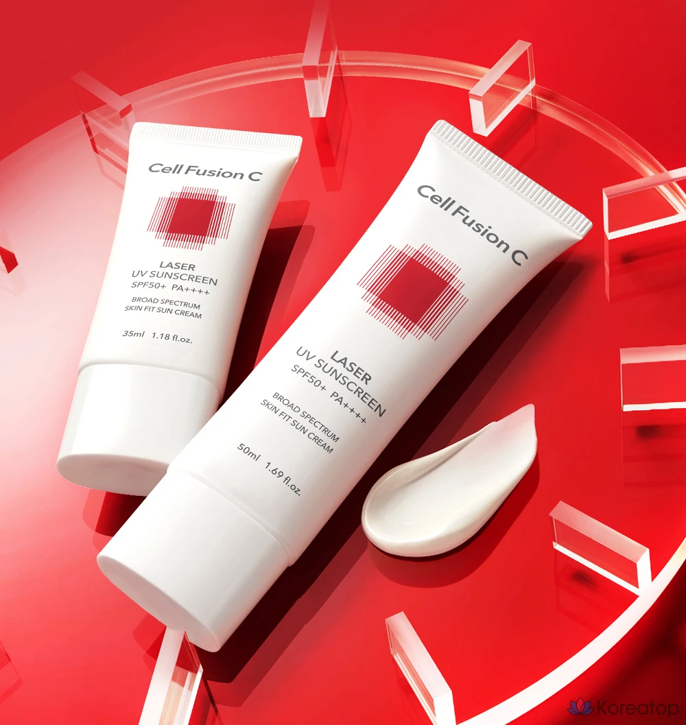 Солнцезащитный крем CELL FUSION C Laser UV Sunscreen SPF50+ PA++++, 50 мл, 1 шт., фото 9