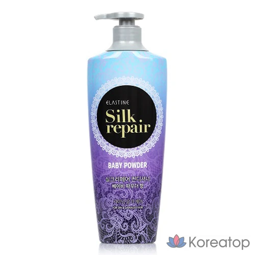 Кондиционер для восстановления волос Elastine Silk Repair с ароматом детской присыпки, 550 мл, 1 шт.