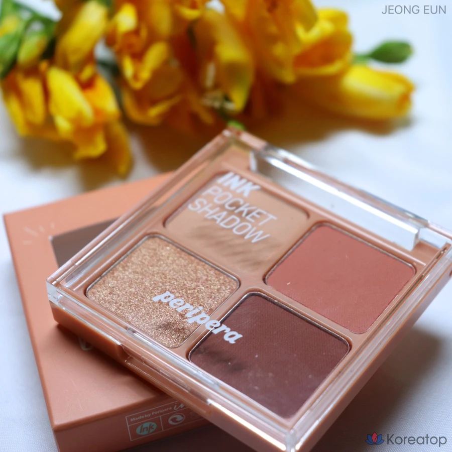 Тени для век Peripera Ink Pocket Shadow Palette 23AD, оттенок 2 Cool, 1 шт.