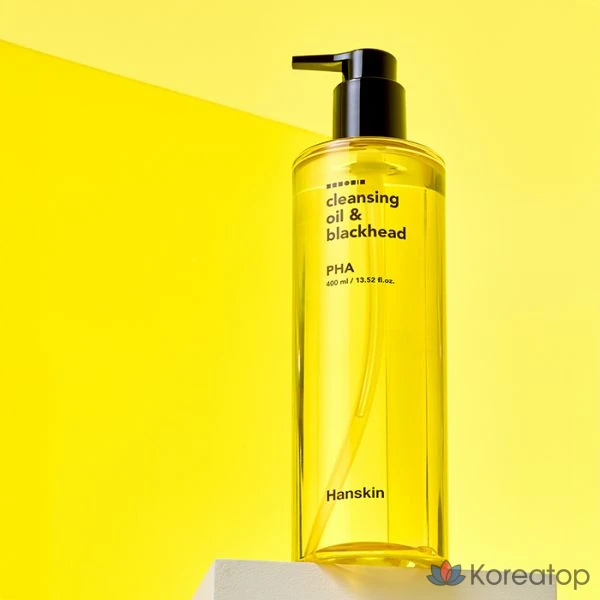Гидрофильное масло HANSKIN Deep Cleansing Oil Blackhead Removal PHA, 400 мл, 1 шт.