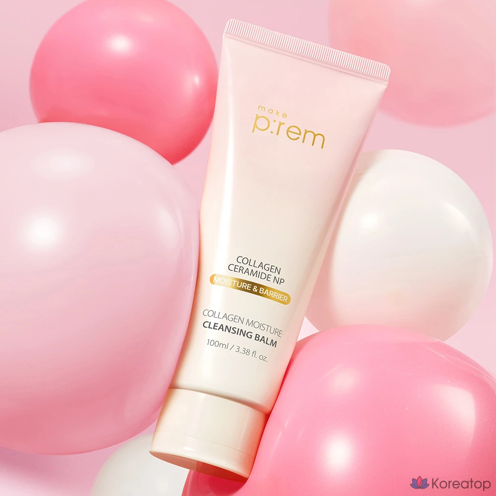 Очищающий бальзам MAKE P:REM Collagen Moisture, 100 мл, 1 шт., 100 г