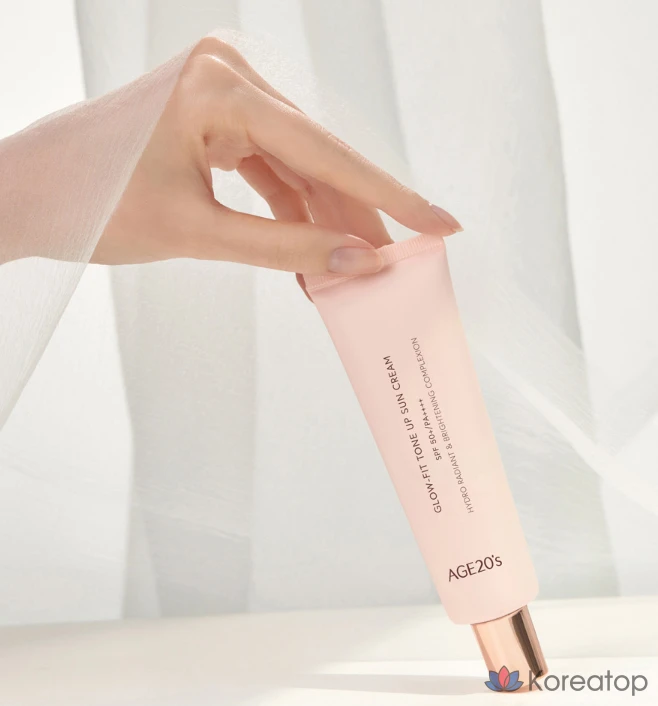 Солнцезащитный крем Age 20's Glow Fit Tone-Up SPF50+ PA++++, 50 мл, 1 шт.