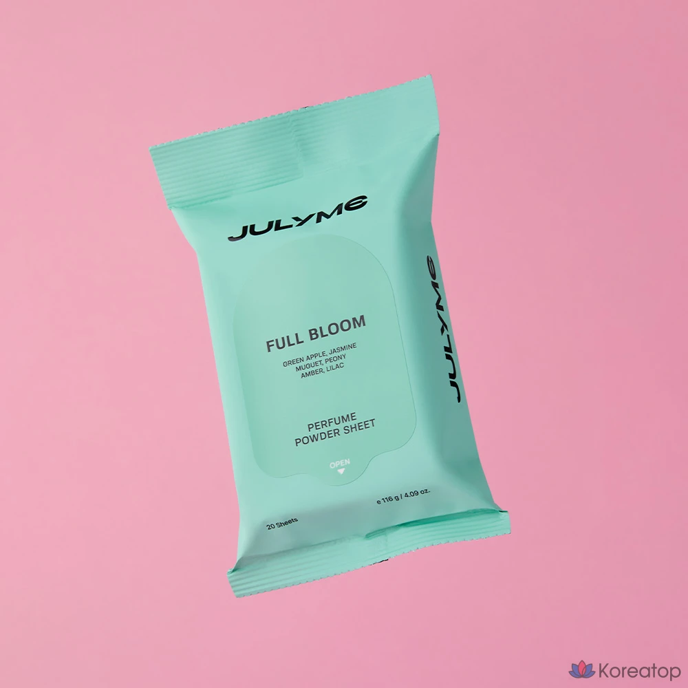 Парфюмерная пудра JUL7ME Full Bloom, 20 листов, 20 г, 1 шт.