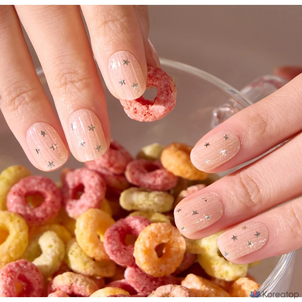 Гель-лак для ногтей Ohora Gel Strip Nail, оттенок N Milky Star, 1 шт., фото 3