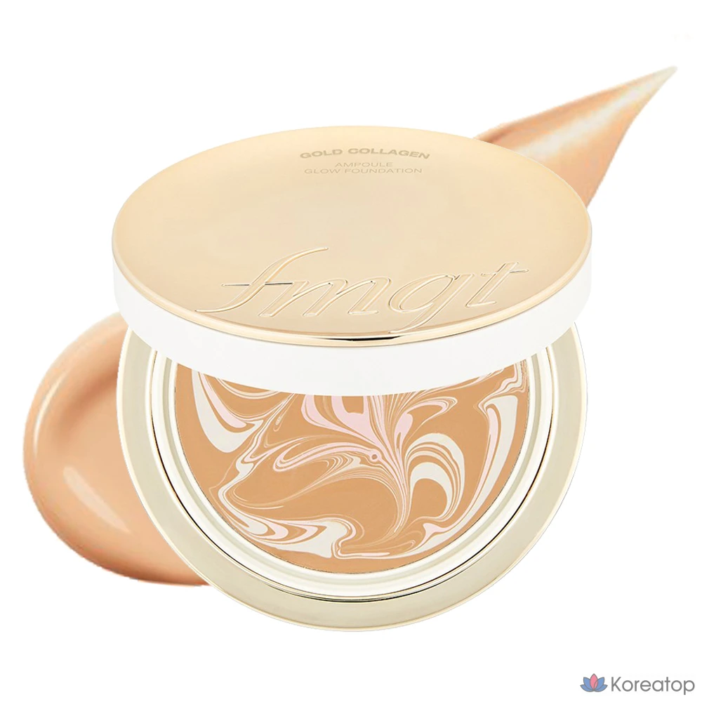 FMGT The Face Shop Gold Collagen Ampoule Glow Foundation, 15g, 203 Natural Beige, 1 шт.