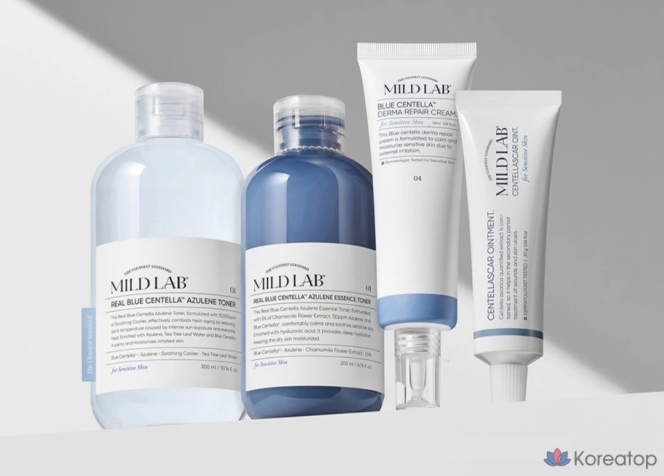 Тоник-эссенция Mild Lab Real Blue с центеллой и азуленом, 200 мл, 1 шт.