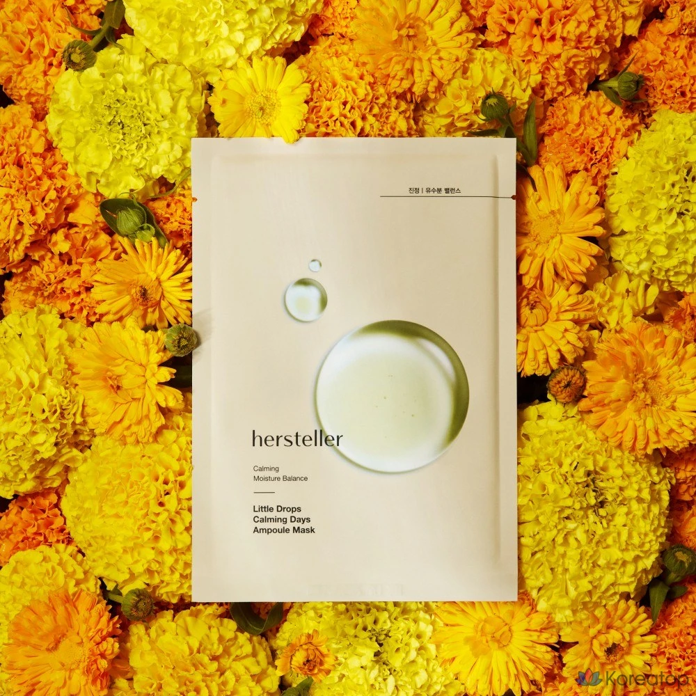 Тканевая маска для лица Hersteller Little Drops Calming Days Ampoule Mask, 25 мл, 1 шт.