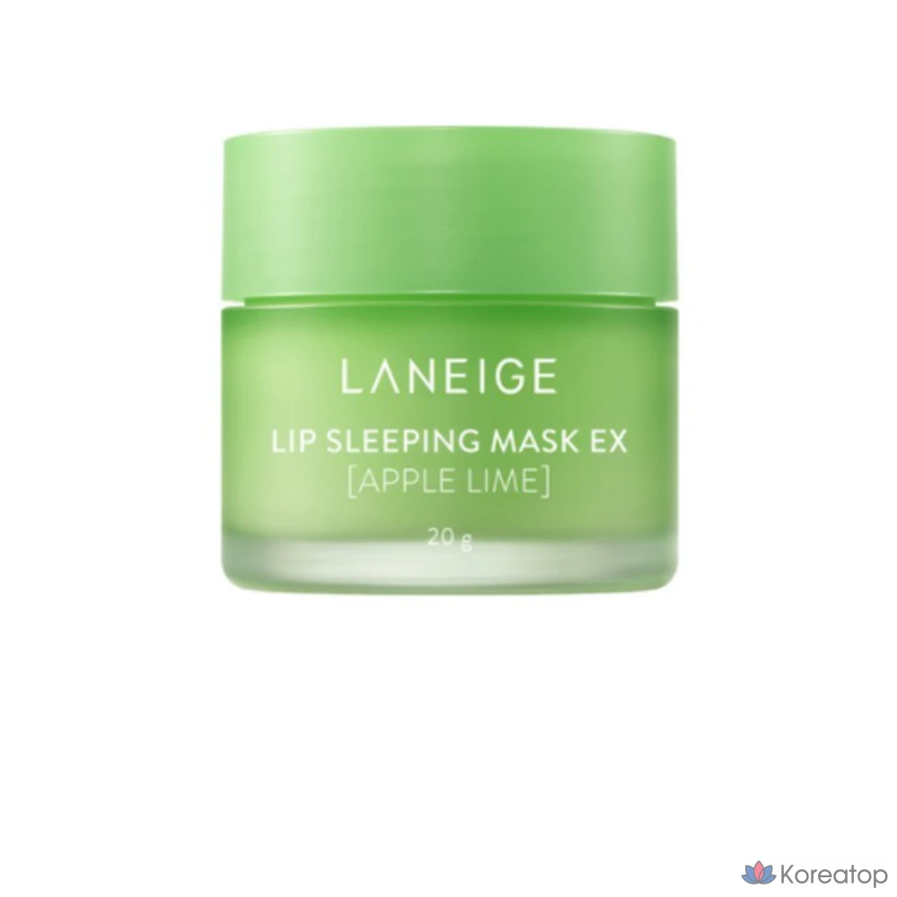 Ночная маска для губ Laneige EX Apple Lime, 20 г, 9 шт.