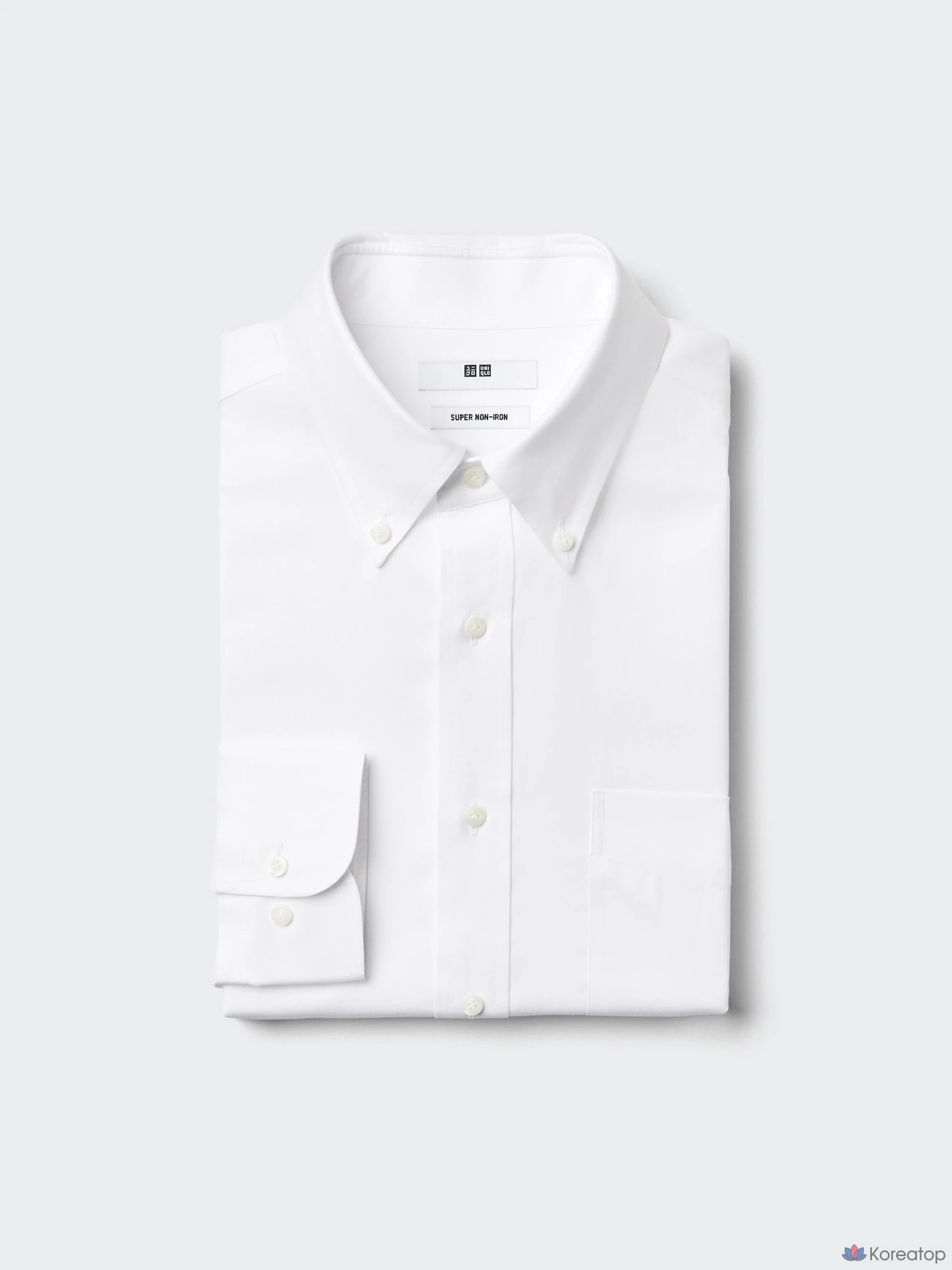 Рубашка Uniqlo Super Non-Iron Shirt Button-Down Collar
