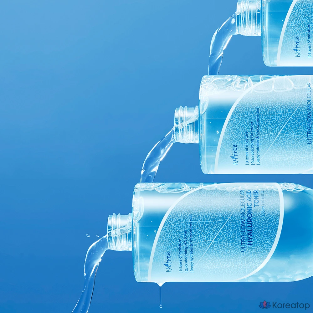 Тоник Isntree с ультранизкомолекулярной гиалуроновой кислотой, 300 мл, 1 шт.